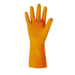 Ansell Diamond Natural Latex Gloves - Orange - Size 9 - 144 Pack