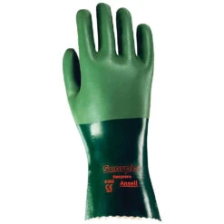 Ansell Scorpio 8-352 Gloves, Size Large/9, 12" L, Neoprene, Interlock Inner Lining, 55 Mil - 12 Pack