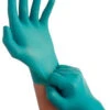 Ansell Touch N Tuff Nitrile Disposable Gloves, Box Of 100, Powder-Free, Size Medium - 56-993-9