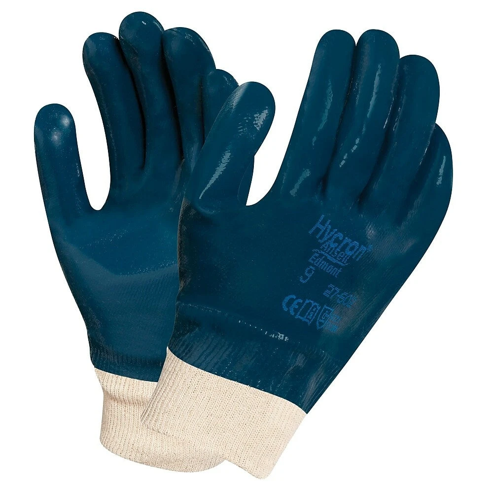 Ansell SAY784 Coated Gloves, Nitrile Fully Coated, Knit Wrist, Heavy Duty, Size 10, 12 Pack 1 Ansell SAY784 Coated Gloves, Nitrile Fully Coated, Knit Wrist, Heavy Duty, Size 10, 12 Pack