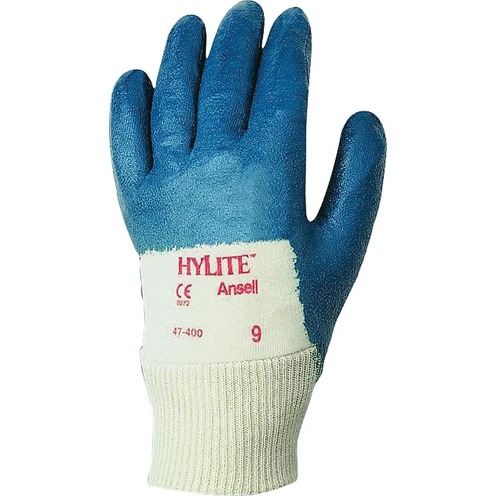 Ansell Hylite 47-400 Gloves, Small/7, Nitrile Coating, Cotton Shell, 24 Pack 1 Ansell Hylite 47-400 Gloves, Small/7, Nitrile Coating, Cotton Shell, 24 Pack