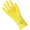 Ansell Versatouch 297 Gloves, Size Large/9, 12" L, Rubber Latex, Flock-Lined Inner Lining, 20 Mil - 72 Pack
