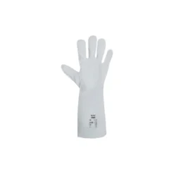 ANSELL 02-100 Alphatec Chemical Resistant Gloves, White, Laminated Film, Unlined, Size 9 -Ansell Shop ans9610107b back 2