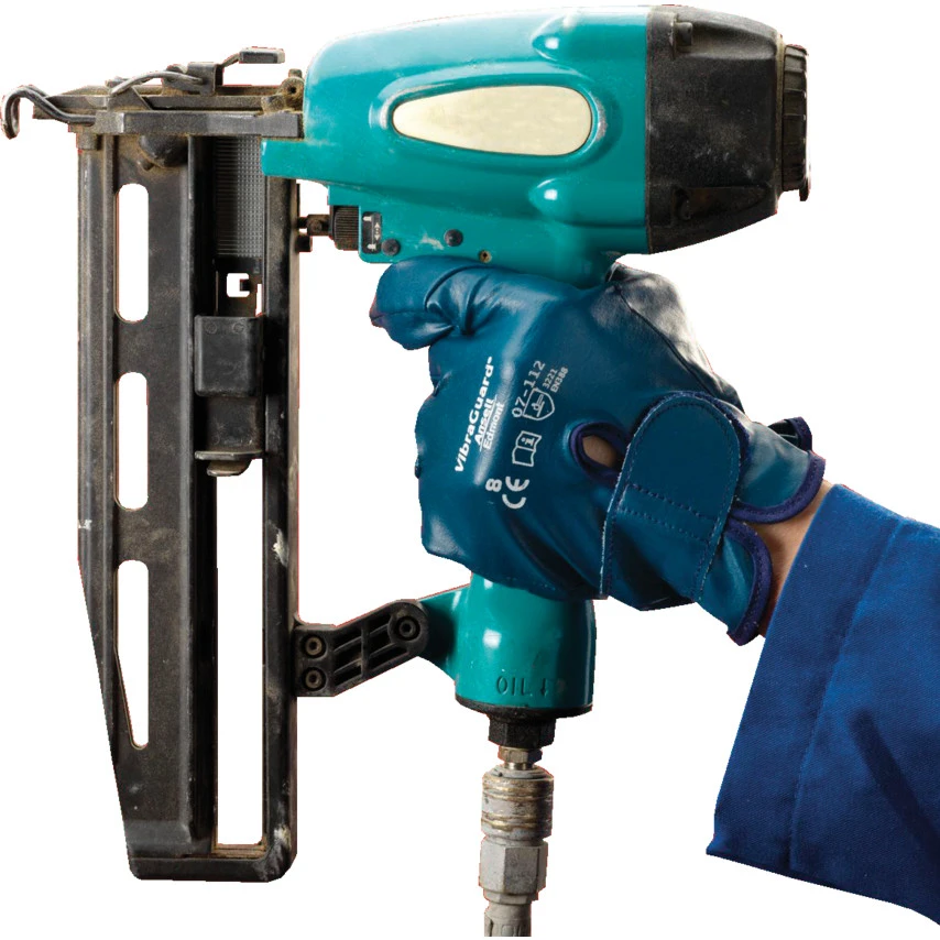 ANSELL 07-112 Vibraguard, Anti Vibration Gloves, Blue, Gelfôm™/Interlock Cotton, Nitrile Coating, EN388: 2003, 3, 2, 2, 1, Size 9 2 ANSELL 07-112 Vibraguard, Anti Vibration Gloves, Blue, Gelfôm™/Interlock Cotton, Nitrile Coating, EN388: 2003, 3, 2, 2, 1, Size 9 - Image 2