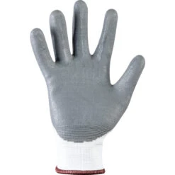 ANSELL 11-425 HyFlex Cut Resistant Gloves, Grey/White, EN388: 2016, 4, X, 4, 3, C, Nitrile Palm, Glass Fibre/Polyamide Liner, Size 11 -Ansell Shop ans9610425e ans9610425k 3 1