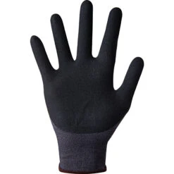 ANSELL 11-818 HyFlex® Fortix Mechanical Hazard Gloves, Black/Grey, Nylon Liner, Nitrile Coating, EN388: 2016, 4, 1, 3, 1, A, Size 12 -Ansell Shop ans9610673a ans9610673g 3