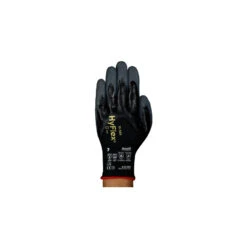 ANSELL 11-928 HyFlex Cut Resistant Gloves, Black, EN388: 2016, 4, X, 3, 2, D, Nitrile Palm & Fingers, Knitted, Size 10