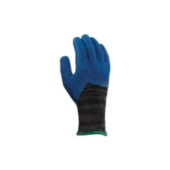 ANSELL 11-947 Hyflex Intercept Cut Resistant Gloves, Black/Blue, Nitrile 3/4 Coated, EN388: 2016, 4, X, 4, 2, B, Size 8