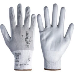ANSELL 11-754 HyFlex Ultralight Cut Resistant Gloves D-Rated, Size 6, Touchscreen Compatible