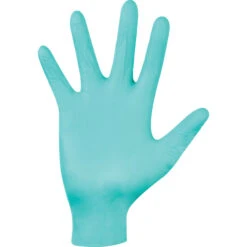 ANSELL Microflex NeoTouch 25-101 Disposable Gloves, Green, Neoprene, 5.1mil Thickness, Powder Free, Size 6.5-7, Pack Of 100 -Ansell Shop ans9611353c ans9611365h 3 1