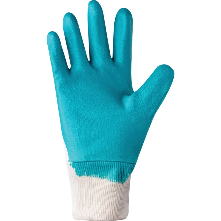 ANSELL 47-200 Easy Flex Mechanical Hazard Gloves, Green/White, Interlock Cotton Liner, Nitrile Coating, EN388: 2016, 2, 1, 1, 1, A, Size 8 3 ANSELL 47-200 Easy Flex Mechanical Hazard Gloves, Green/White, Interlock Cotton Liner, Nitrile Coating, EN388: 2016, 2, 1, 1, 1, A, Size 8 - Image 3