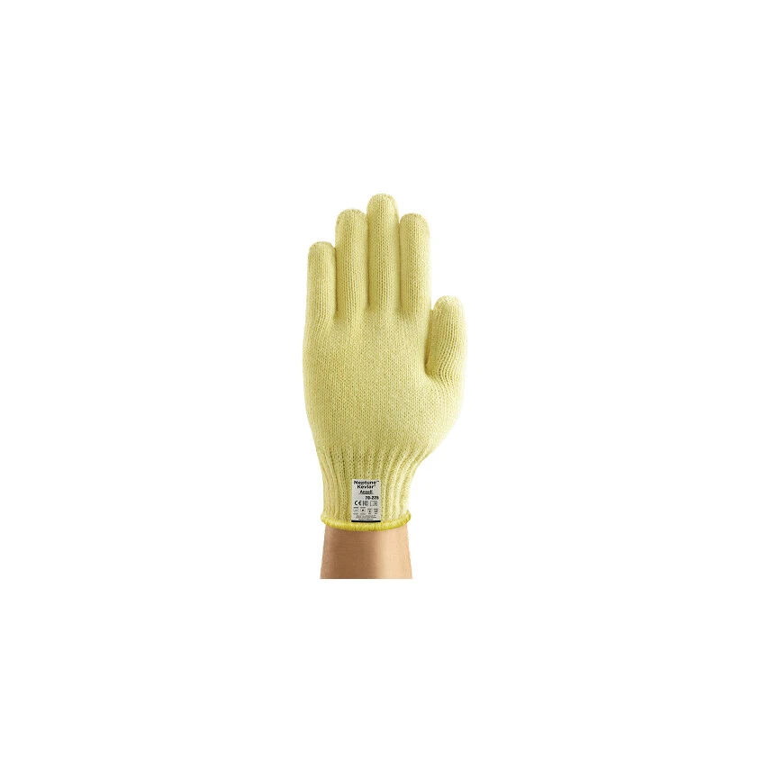 ANSELL 70-225 Neptune Cut & Heat Resistant Gloves, Yellow, Kevlar, Unlined, PVC Coating, EN388: 2016, 1, 4, 4, X, D, Size 8 1 ANSELL 70-225 Neptune Cut & Heat Resistant Gloves, Yellow, Kevlar, Unlined, PVC Coating, EN388: 2016, 1, 4, 4, X, D, Size 8