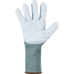 ANSELL 70-766 Vantage Cut Resistant Gloves, Grey/White, EN388: 2016, 4, X, 4, 3, D, Leather Palm, Acrylic/Nylon, Size 7 -Ansell Shop ans9614797c ans9614797k 3