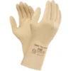ANSELL 87-370 Duzmor Plus Chemical Resistant Gloves, Natural, Latex, Unlined, Size 7.5-8