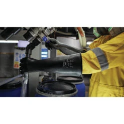 ANSELL 87-104 Alphatec Chemical Resistant Gloves, Black, Latex, Size 9.5 5 ANSELL 87-104 Alphatec Chemical Resistant Gloves, Black, Latex, Size 9.5 -Ansell Shop ans9616242d app 2