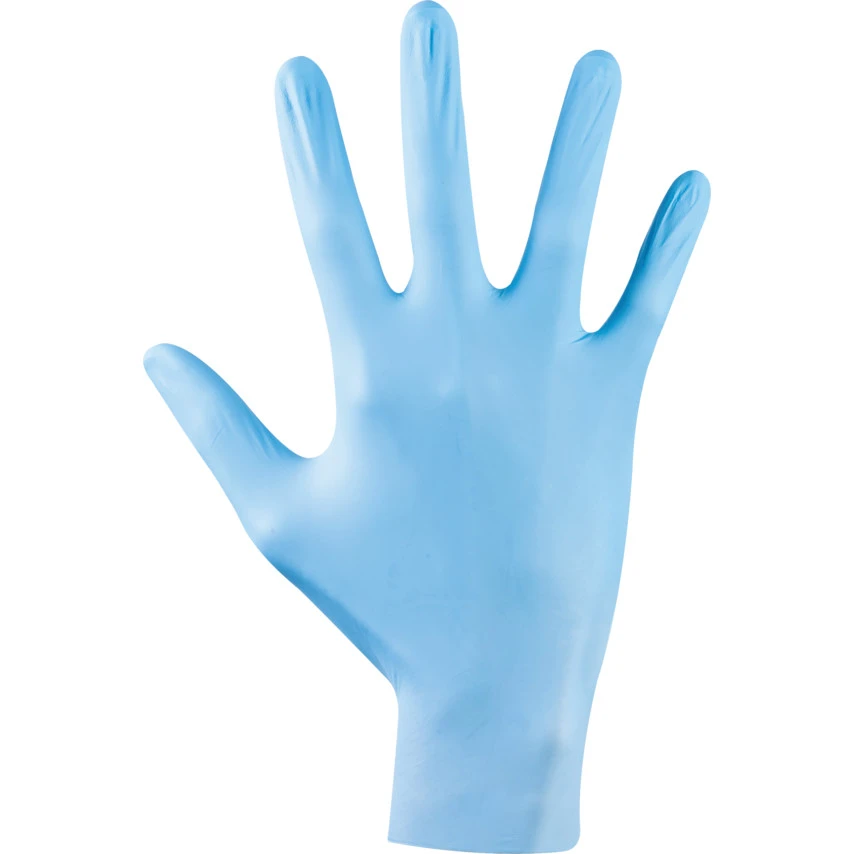 ANSELL VersaTouch 92-200 Disposable Gloves, Blue, Nitrile, 2.8mil Thickness, Powder Free, Size 8, Pack Of 100 2 ANSELL VersaTouch 92-200 Disposable Gloves, Blue, Nitrile, 2.8mil Thickness, Powder Free, Size 8, Pack Of 100 - Image 2