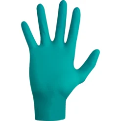ANSELL TouchNTuff 92-600 Disposable Gloves, Green, Nitrile, 4.7mil Thickness, Powder Free, Size 9, Pack Of 100 -Ansell Shop ans9616663c ans9616669j 3 1