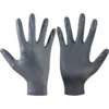 ANSELL TouchNTuff 93-250 Disposable Gloves, Black, Nitrile, 5mil Thickness, Powder Free, Size 9, Pack Of 100