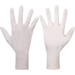 ANSELL Nitrilite 93-311 Disposable Gloves, Natural, Nitrile, 3.9mil Thickness, Powder Free, Size 10, Pack Of 100