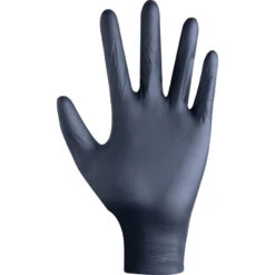 ANSELL Microflex 93-852 Disposable Gloves, Black, Nitrile, 4.7mil Thickness, Powder Free, Size 10, Pack Of 100 -Ansell Shop ans9616833c ans9616833l 3