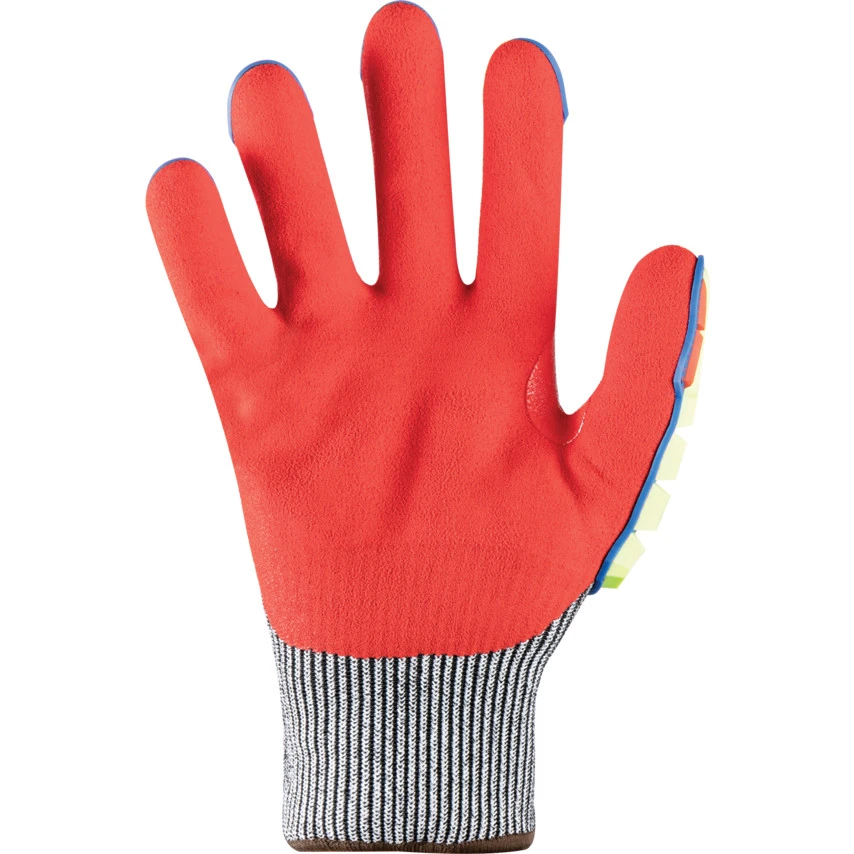 ANSELL R065, Impact Gloves, Grey/Hi-Vis Yellow/Red, HPPE, Nitrile Coating, EN388: 2016, 4, X, 4, 3, D, P, Size 12 3 ANSELL R065, Impact Gloves, Grey/Hi-Vis Yellow/Red, HPPE, Nitrile Coating, EN388: 2016, 4, X, 4, 3, D, P, Size 12 - Image 3
