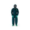 ANSELL 4000-GR Microchem Chemical Protective Coveralls, Disposable, Type 3/4/5, Green, MICROCHEM 4000, Zipper Closure, L