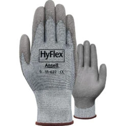 ANSELL HyFlex 11-627 Gloves, Size 6, 12 Pack