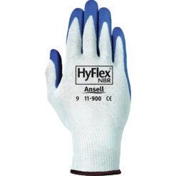 Ansell Hyflex 11-900 Gloves, X-Large/10, Nitrile Coating, 15 Gauge, Nylon Shell, 24 Pack