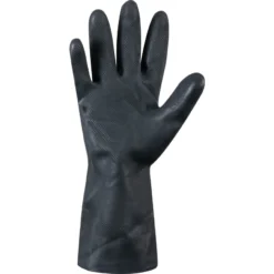 ANSELL G17K, Chemical Resistant Gloves, Black, Latex, Cotton Flocked Liner, Size 9.5 7 ANSELL G17K, Chemical Resistant Gloves, Black, Latex, Cotton Flocked Liner, Size 9.5 -Ansell Shop mrg9612321d mrg9612324r 3 2